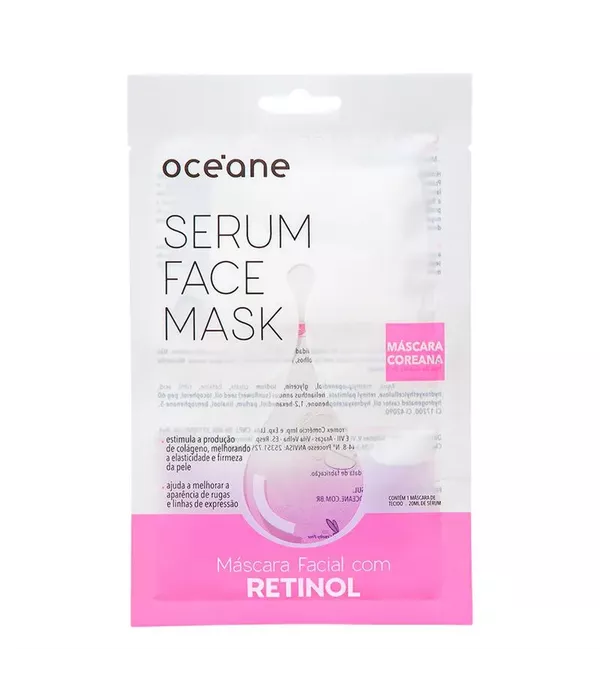Oce'ane Máscara Facial Face Mask Retinol 1 Un