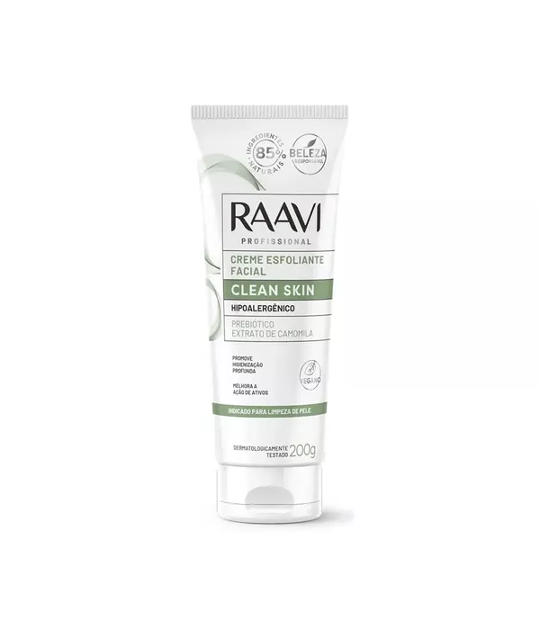 Raavi Creme Esfoliante Facial Clean Skin 200g