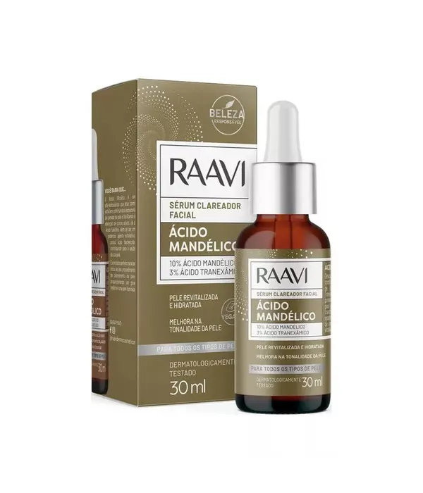 Raavi Sérum Clareador Facial Ácido Mandélico 30ml