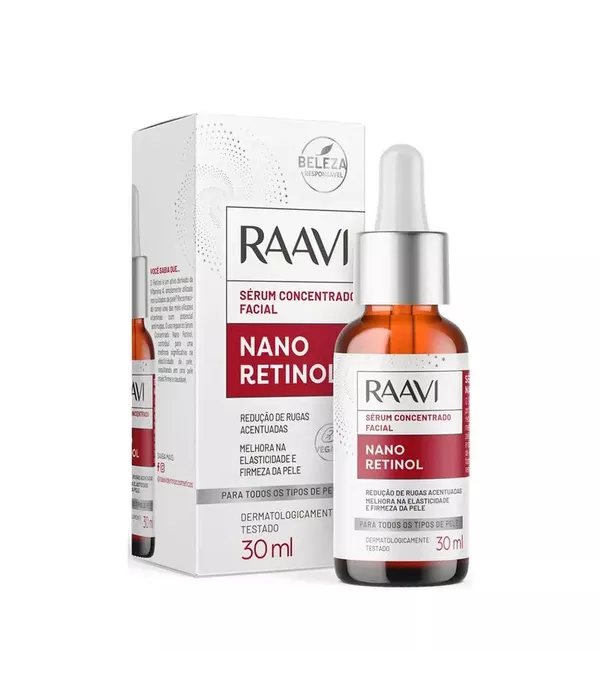 Raavi Sérum Concentrado Facial Nano Retinol 30ml