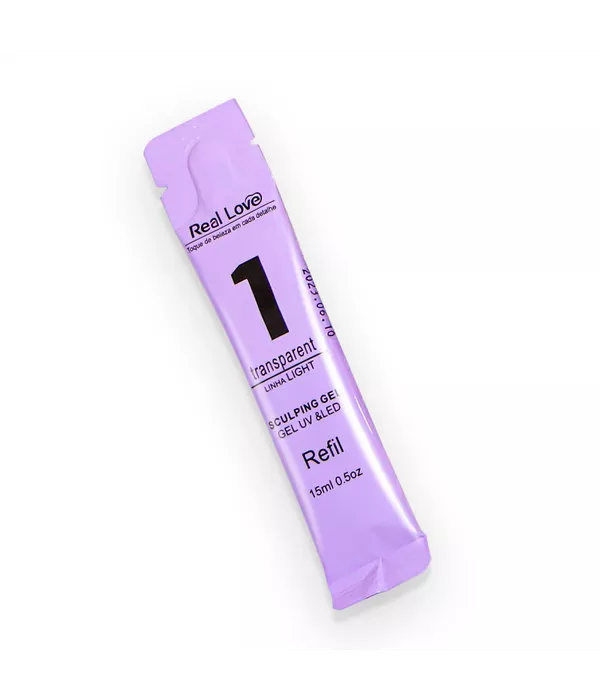 Real Love Refil para Gel de Alongamento para Unhas - Linha Light - 15ml 1