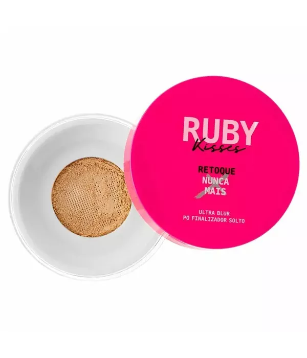 Ruby Kisses Retoque Nunca Mais Ultra Blur Pó Finalizador Solto Cor Medium 8.8g