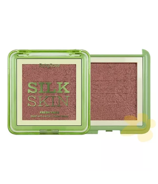 Ruby rose Silk Skin Blush em Creme Fresh Face Cor: Sunset Flush