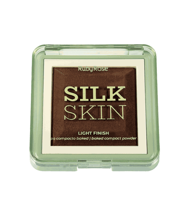 Ruby Rose Silk Skin Pó Compacto Light Finish Cor:PC100