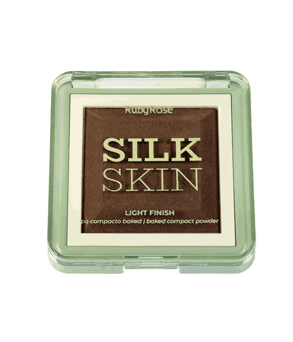 Ruby Rose Silk Skin Pó Compacto Light Finish Cor:PC90
