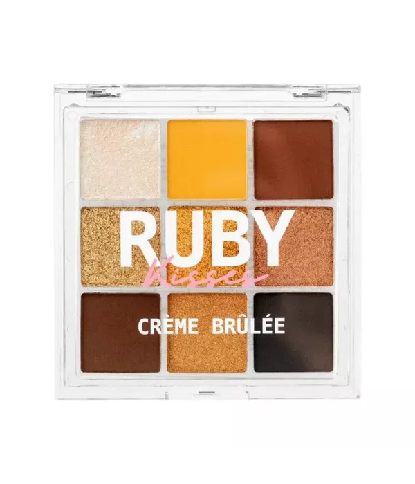 Ruby kisses Crème Brûlée Paleta de Sombras 9 cores