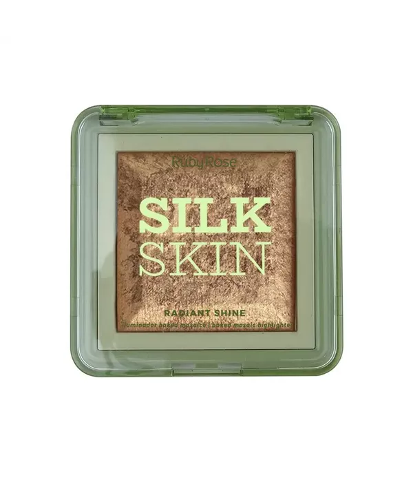 Ruby Rose Silk Skin Iluminador Radiant Shine Golden Mirage 9g