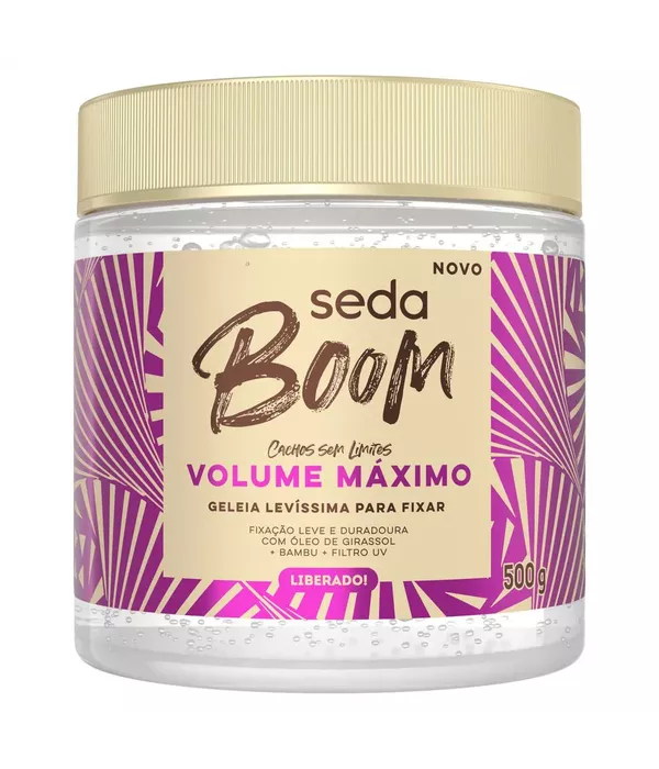 Seda Boom Volume Máximo Geleia Levíssima para Fixar 500g