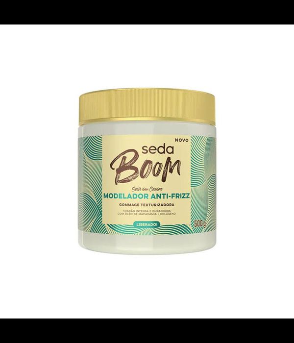 Seda Boom Modelador Antifrizz Gommage Texturizadora 500g