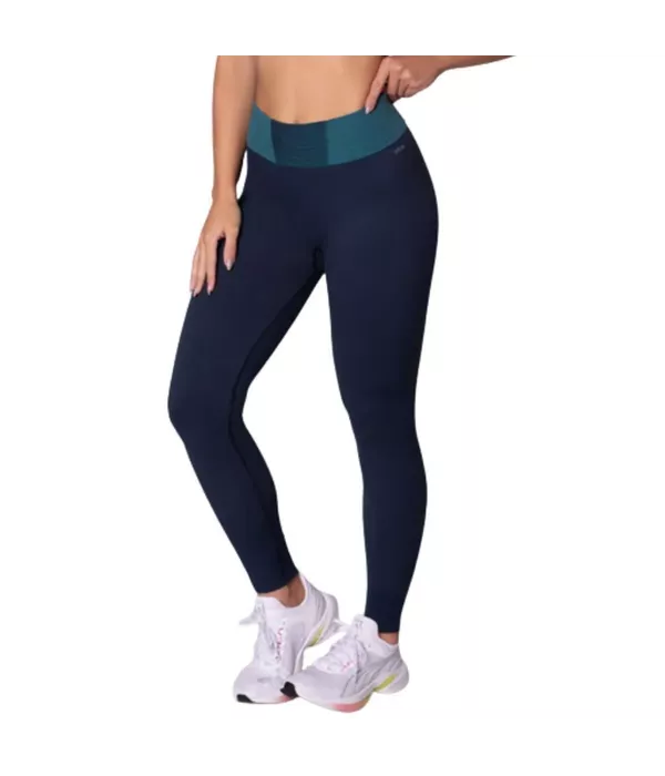 Selene Legging Sem Custura Marinho/Azul GG