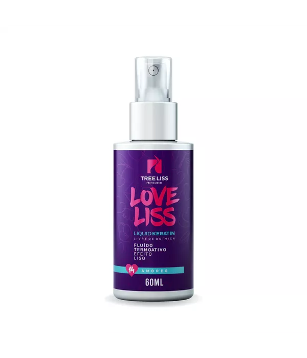 Treeliss Love Liss Liquid Keratin Fluído Térmico 60ml