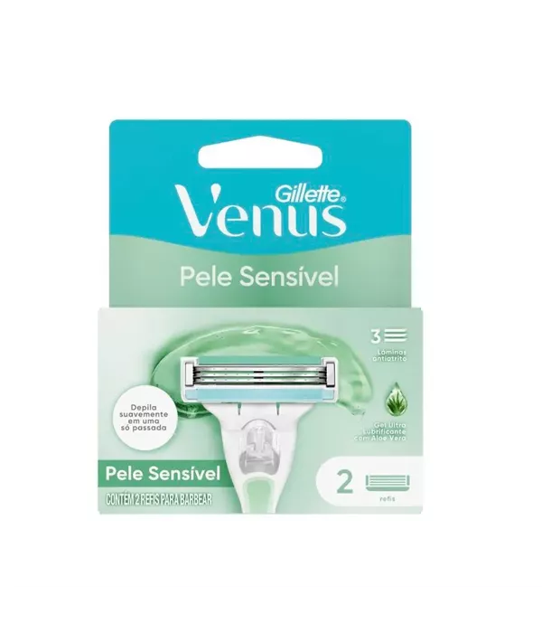 Gillette Venus Pele Sensível Recarga c/ 2 Unidades