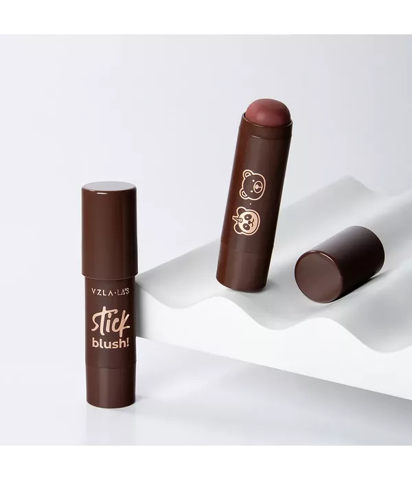 Vizzela + La's Stick Blush Red Mocha Cremoso Edição Especial 7g