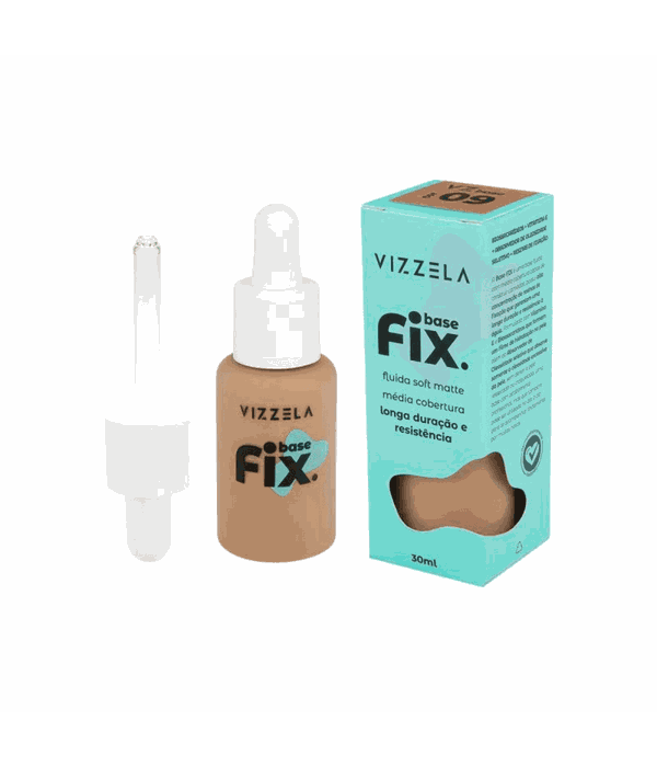 Vizzela Base Fiz Fluida Soft Matte 30ml Cor 09