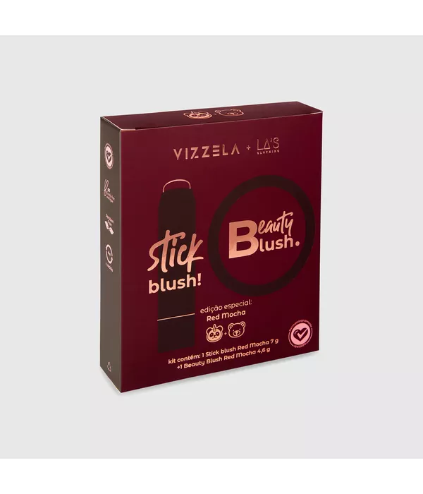 Vizzela + La's Kit Blushes Red Mocha 