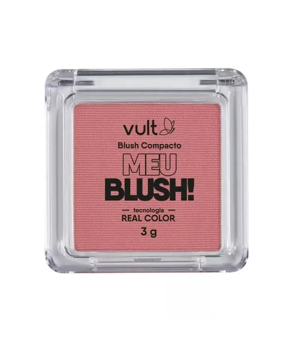 Vult Blush Compacto Meu Blush! 3g Malva Matte