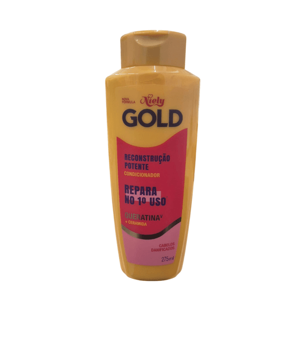 Niely Gold Condicionador Reconstrução Potente Queratina V + Ceramida 275 ml