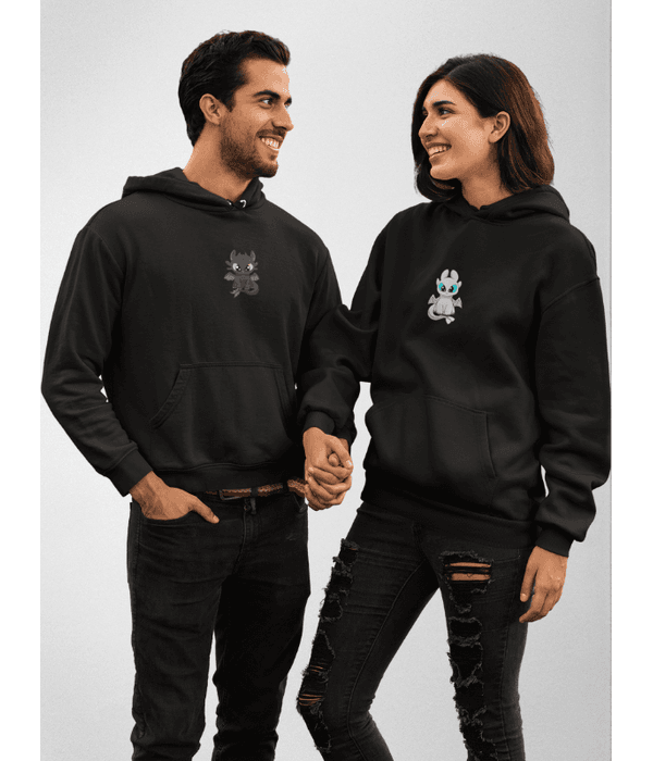 Moletom Kit Casal Estampado Furia da noite e da Luz Casal Tsm Store