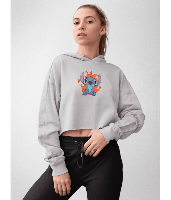 Cropped moletom sales feminino