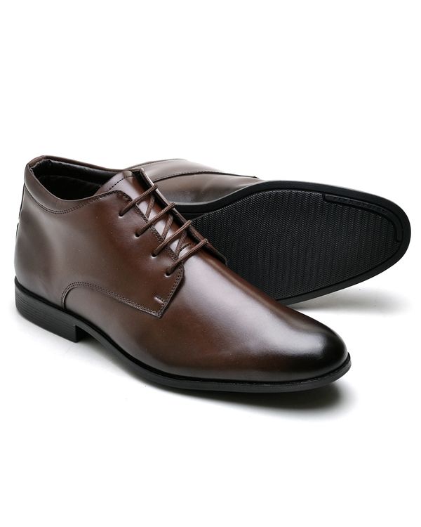 Sapato Masculino Ross - Cano Médio - Couro Café