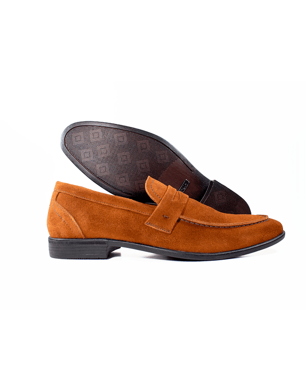 Mocassim Masculino Santarém - Couro Camurça Castor