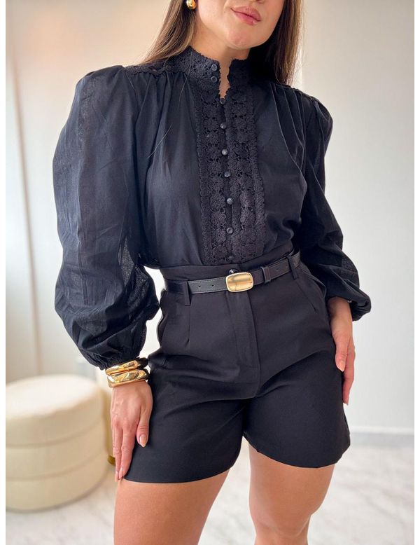 Short alfaiataria Milena Preto - Marya Conceito