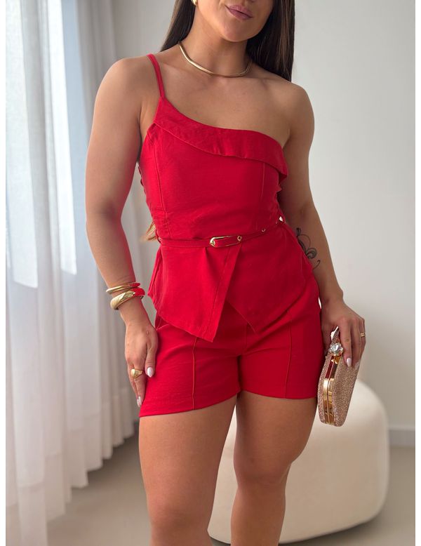 Conjunto Ágata Vermelho - Marya Conceito