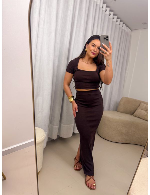 Conjunto Alícia Marrom - Marya Conceito