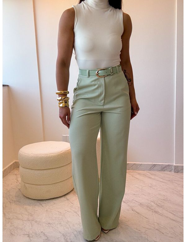 Pantalona Alfaiataria Camila Verde - Marya Conceito