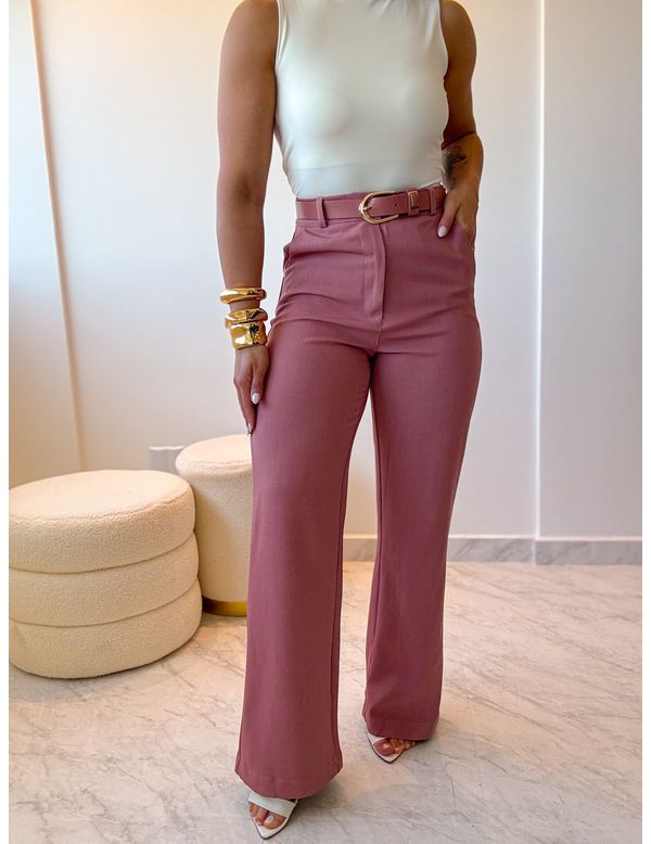 Pantalona Alfaiataria Camila Rosa - Marya Conceito