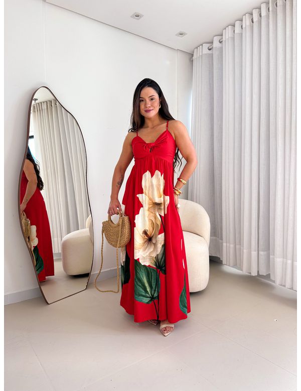 Vestido Catrine Vermelho - Marya Conceito