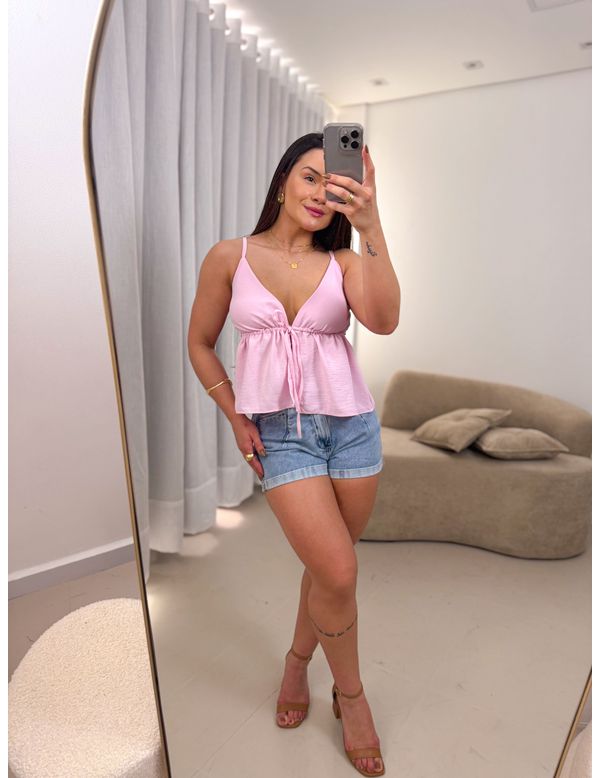 Blusa Clarice Rosa - Marya Conceito