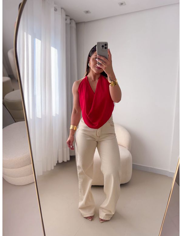 Blusa Déia Vermelho - Marya Conceito