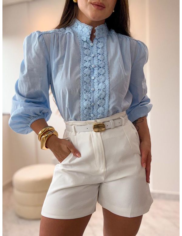 Short alfaiataria Milena Branco - Marya Conceito