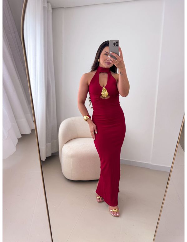 Vestido Sandra Vermelho - Marya Conceito