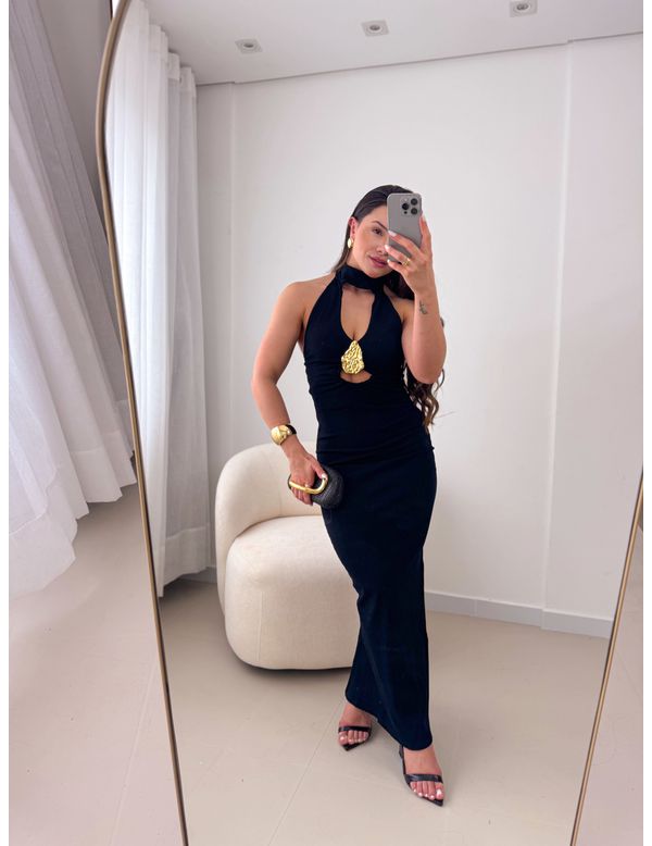 Vestido Sandra Preto - Marya Conceito