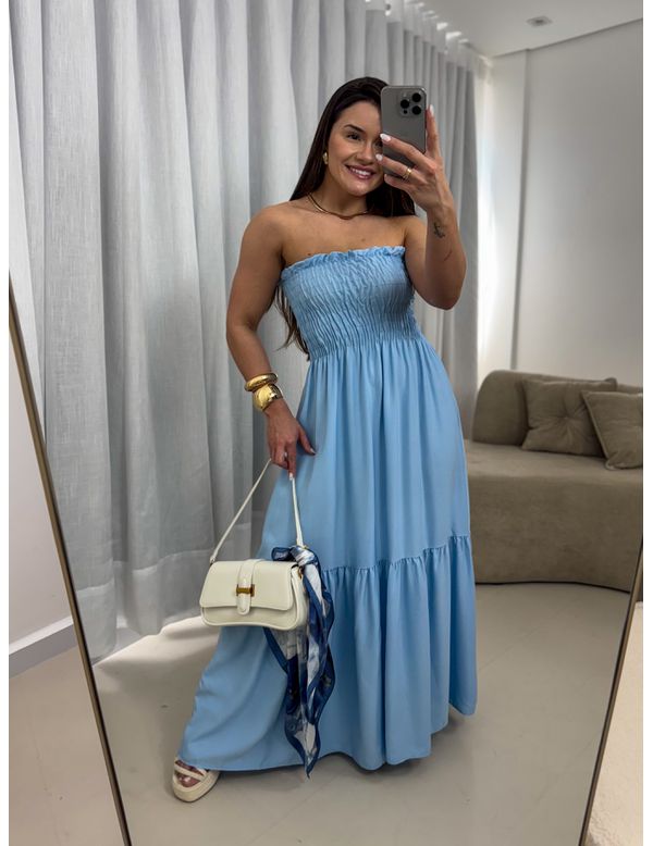 Vestido Jade Azul - Marya Conceito