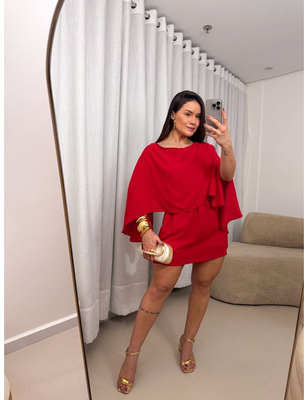 Macaquinho Bárbara Vermelho - Marya Conceito