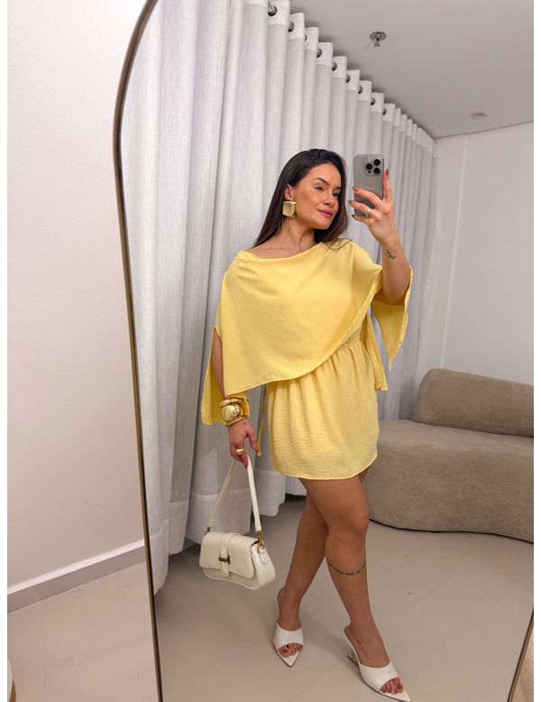 Macaquinho Bárbara Amarelo - Marya Conceito