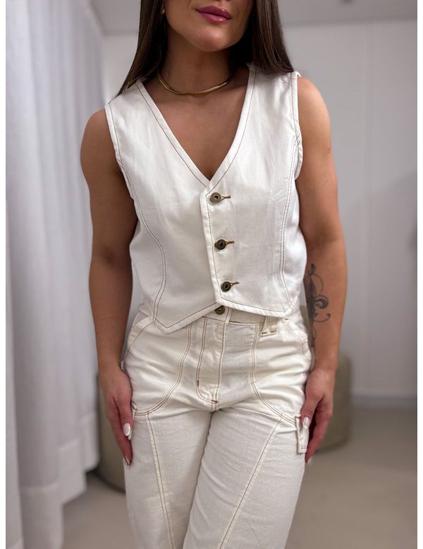 Colete Jeans Luna - Marya Conceito