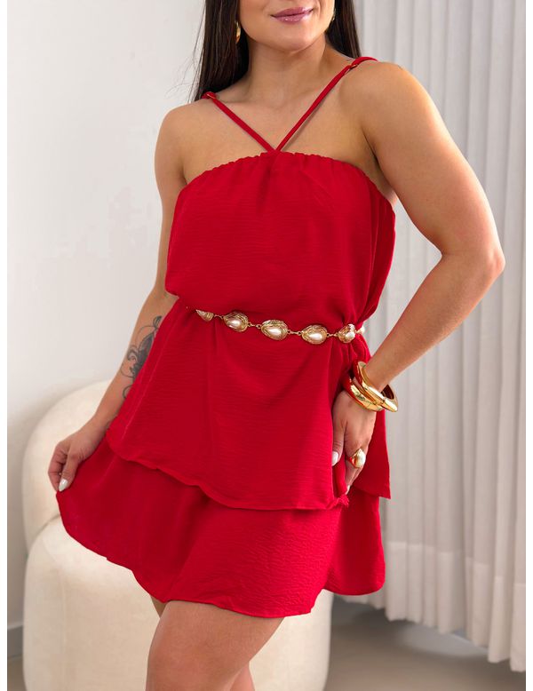Vestido Maísa Vermelho - Marya Conceito