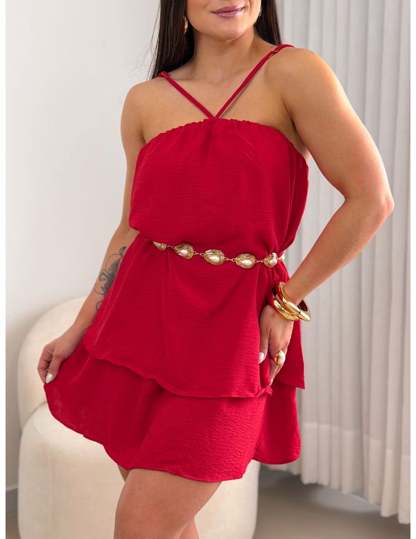 Vestido Maísa Vermelho - Marya Conceito
