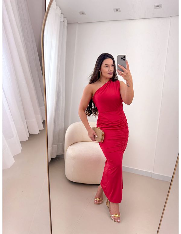 Vestido Mariana Vermelho - Marya Conceito