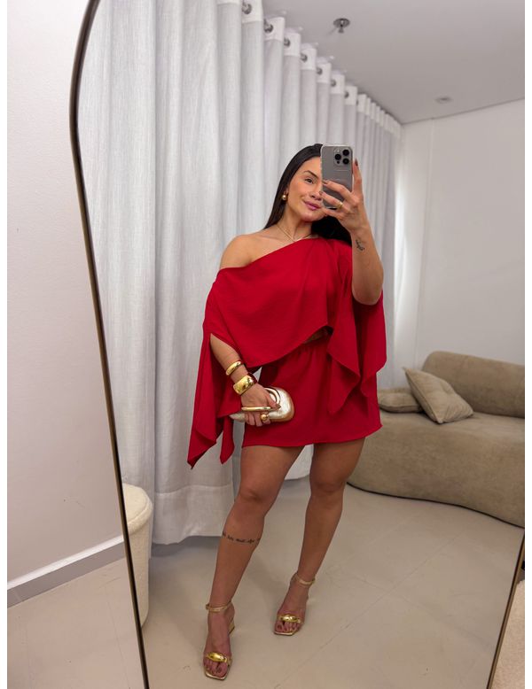 Conjunto Micaela Vermelho - Marya Conceito