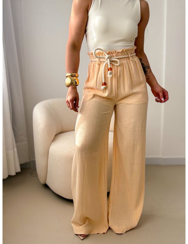 Pantalona Linho Carol Pessêgo - Marya Conceito