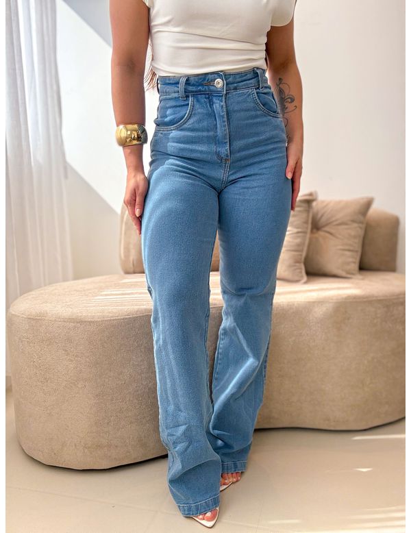Wide Leg Jeans Olívia Claro - Marya Conceito