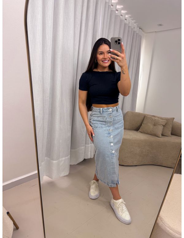 Cropped Priscila Preto - Marya Conceito