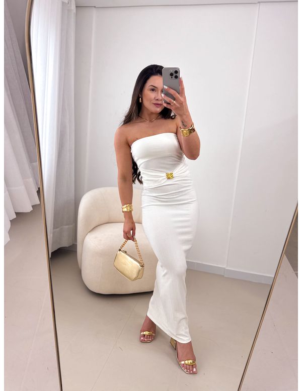 Vestido Francine Branco - Marya Conceito