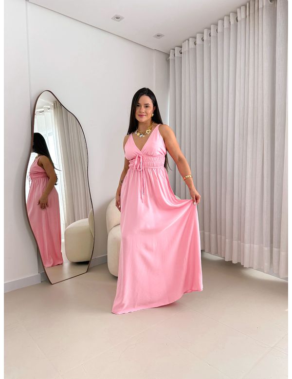 Vestido Sintia Rosa - Marya Conceito