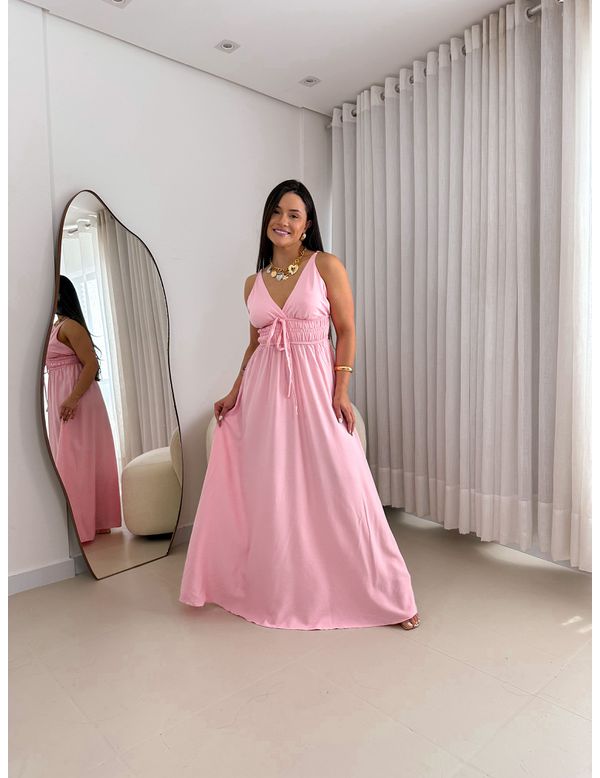 Vestido Sintia Rosa - Marya Conceito